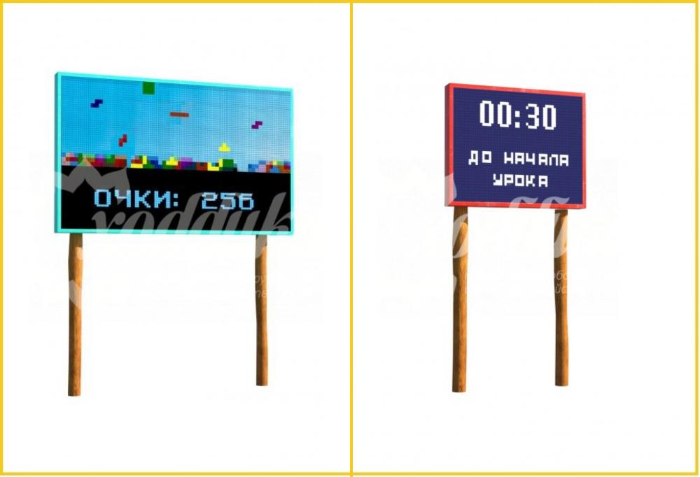 Новинки умной городской мебели: интерактивные экраны для детских игровых площадок