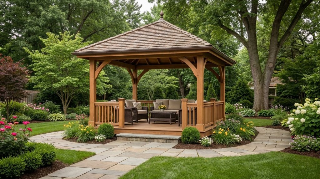 Беседка своими руками: создание идеального уголка на частной территории - 6