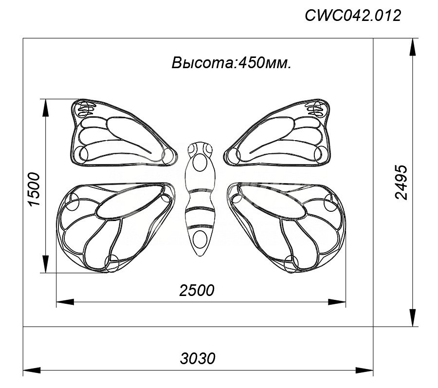 Игровой элемент ARTWOOD «Бабочка» - 4