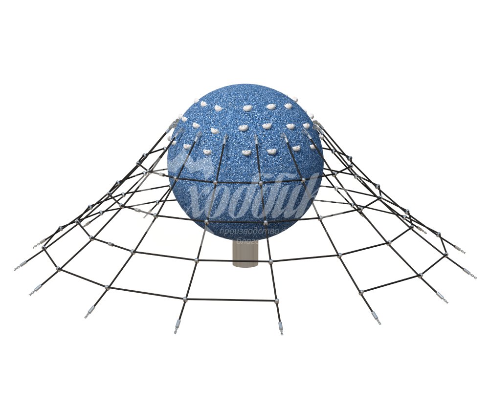 Сфера из EPDM крошки «Баббл Роуп - 1» с канатами