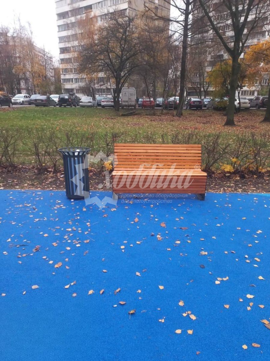 Урна уличная круглая «Вертикаль» - 23