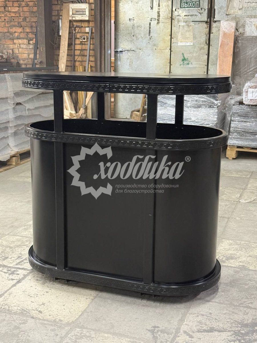 Урна стальная «Лужники» с крышкой - 5
