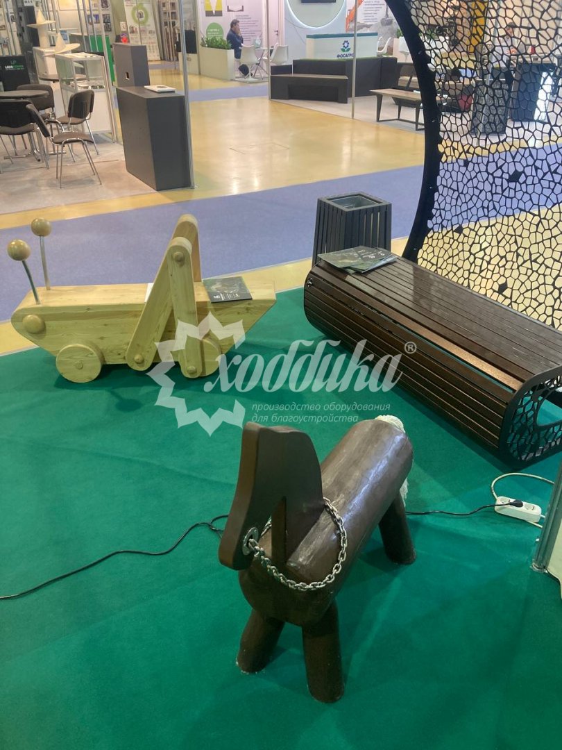 Умная городская мебель и детское игровое оборудование от Хоббики на выставке «RosBuild-2023» - 20