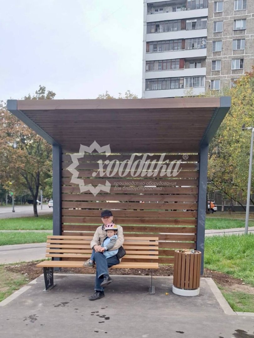 Осень в стиле комфорта: трибуны, указатели, вазоны, перголы - 62