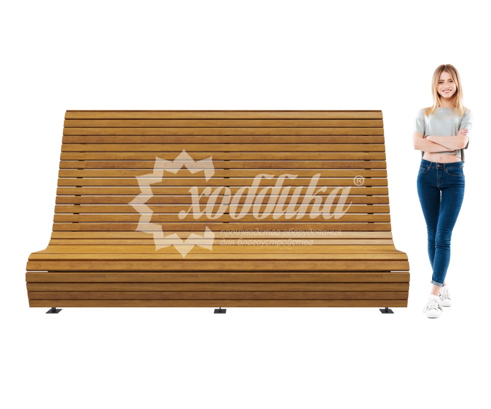 Скамейка стальная «Сафари» - 6