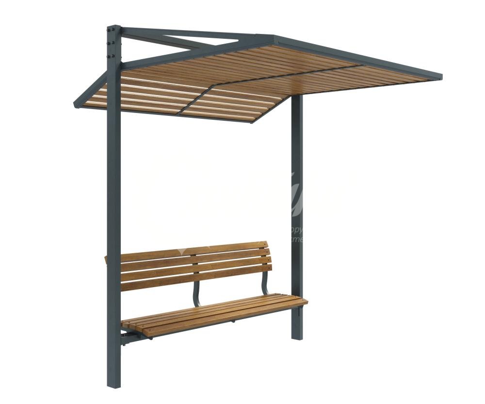 Навес со скамейкой «Модерн УНИ»