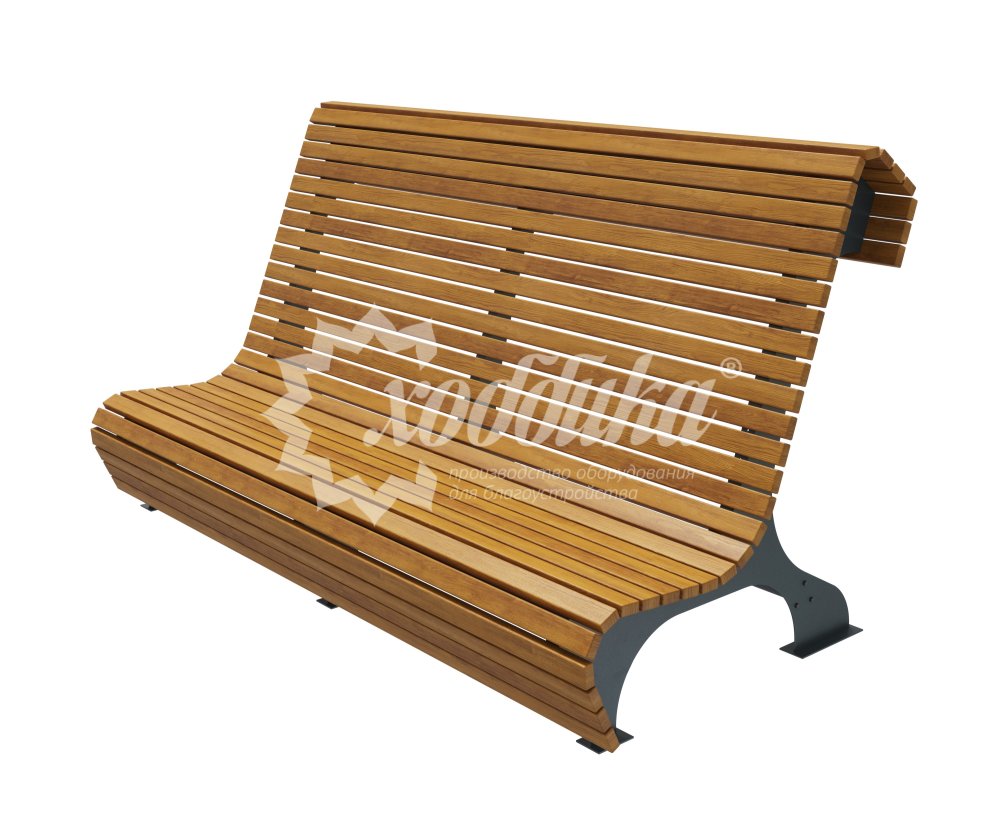 Скамейка стальная «Сафари» - 5