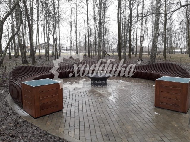 Параметрическая скамейка «Long bench» в Смоленской области - 5