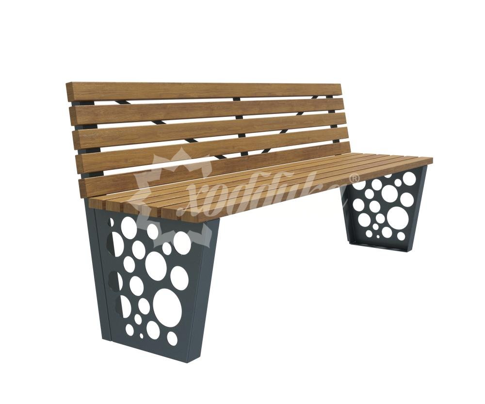 Скамейка стальная «Глобус»