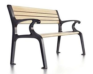 Скамейка чугунная «Тип-5» 1,2 м палисандр распродажа