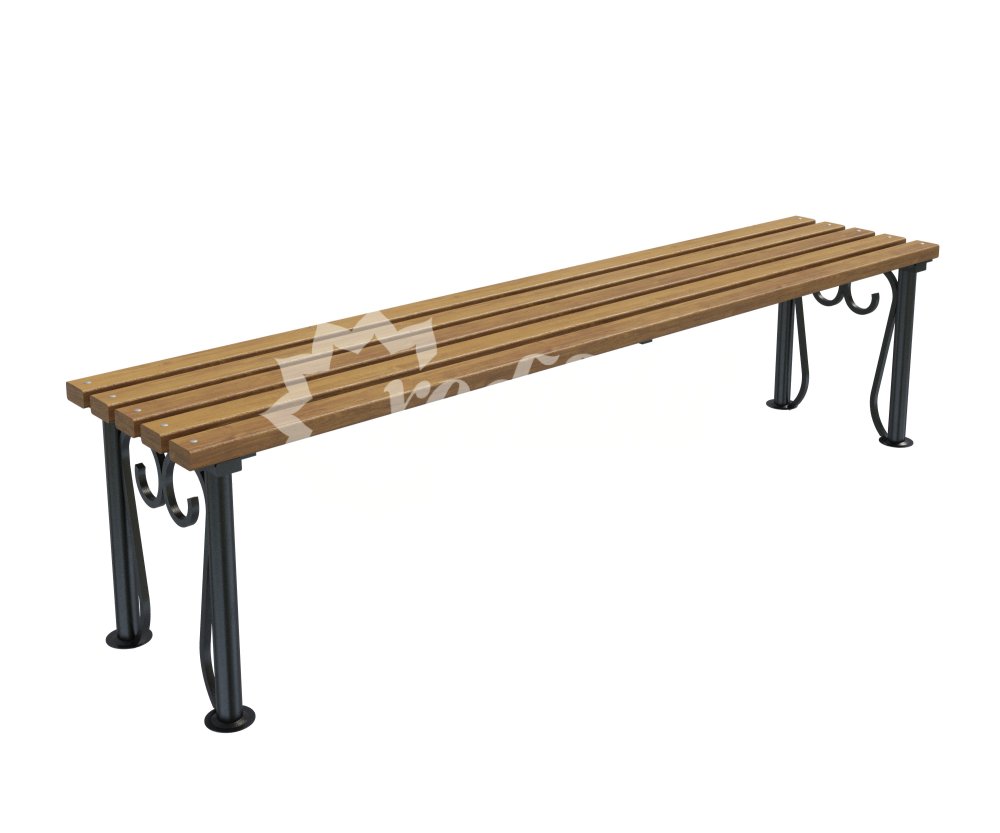 Банкетка стальная «Узоры» - 5