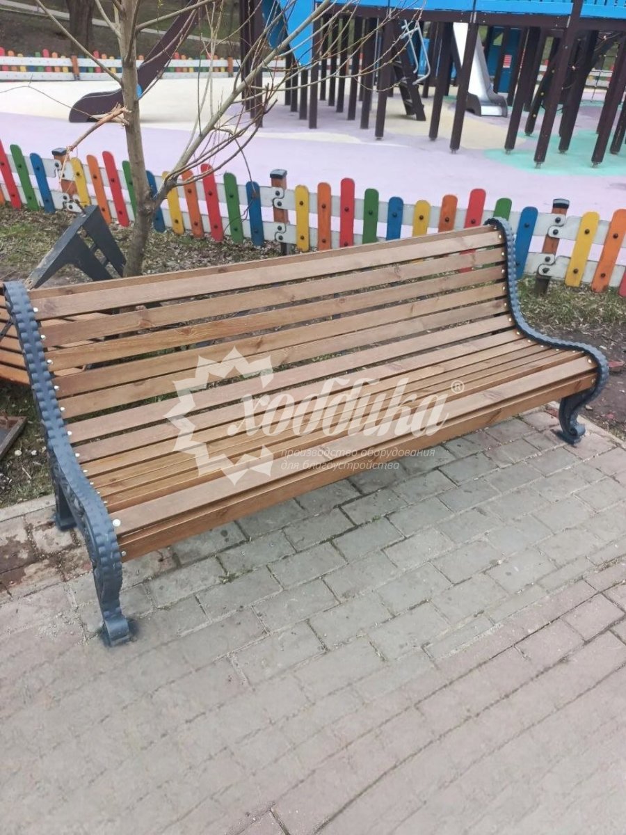 Скамейка чугунная «Городская роща» - 23