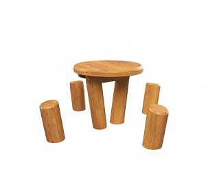 Стол с пеньками HARDWOOD «Лесной»