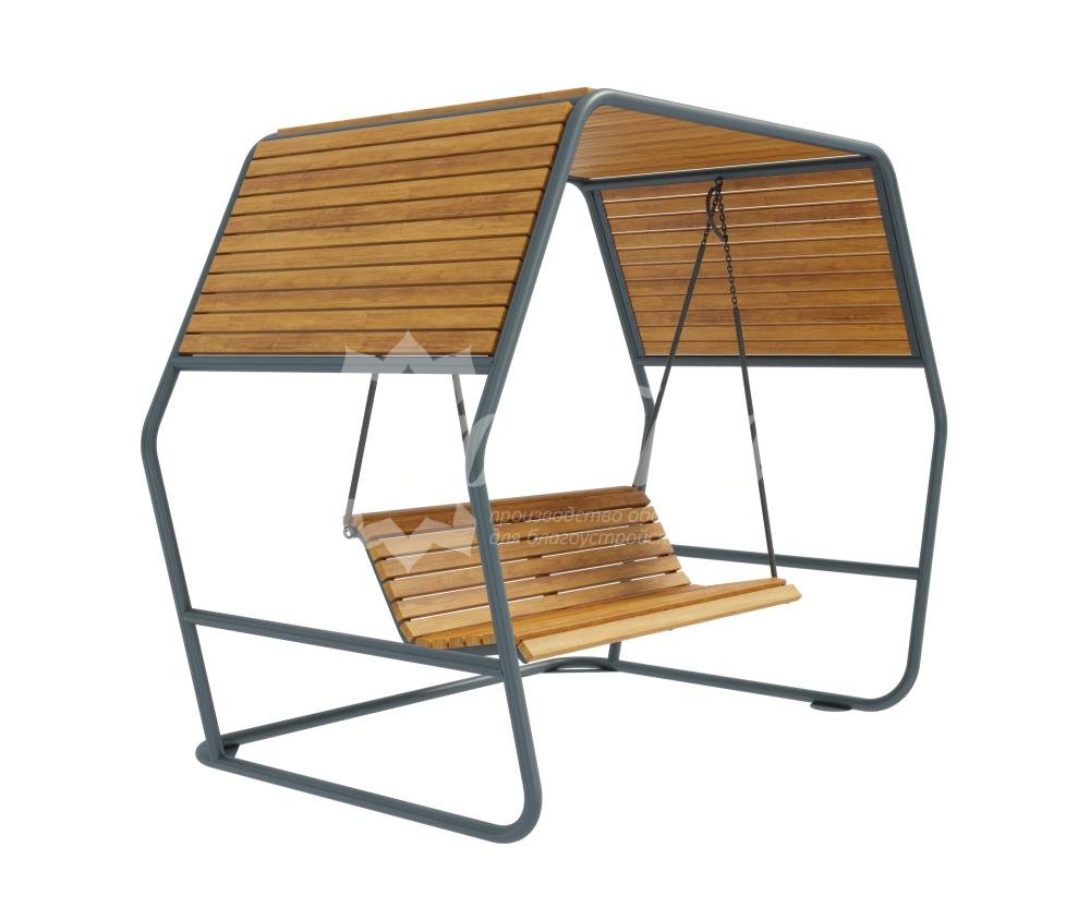 Садово-парковые качели «Грани Вуд»