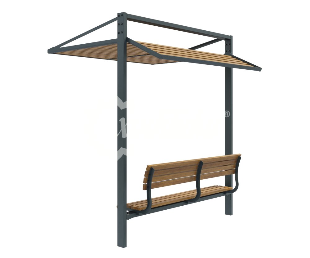 Навес со скамейкой «Модерн УНИ» - 2