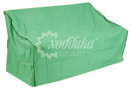 Тент-чехол защитный для скамеек Хоббика 170х80х80 см, зеленый