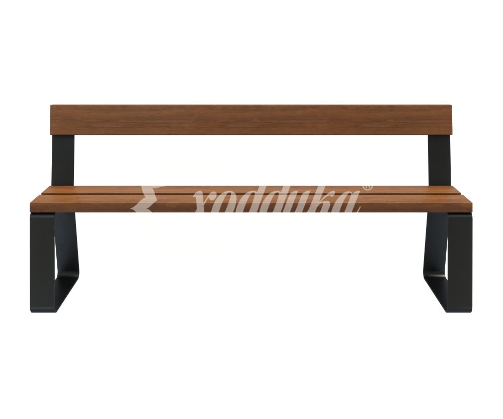 Скамейка стальная «Колледж» - 15