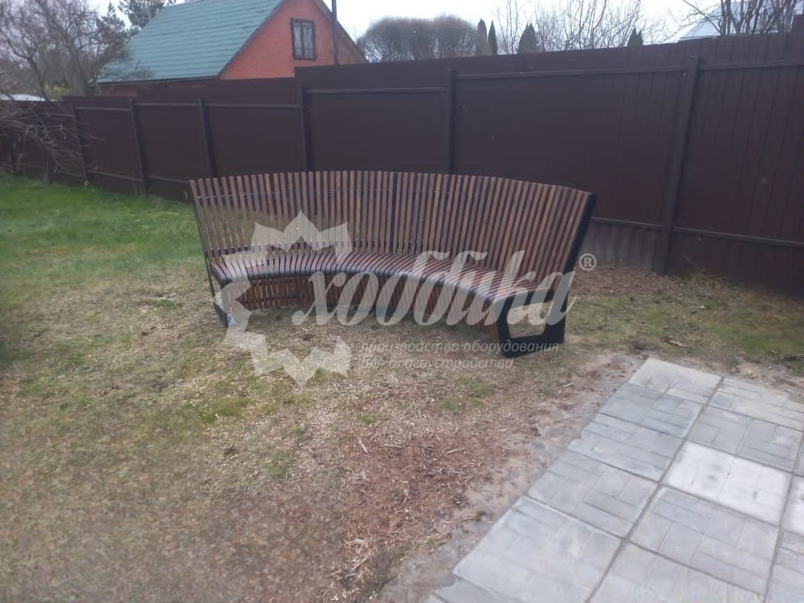 Яркий след ноября: радиусные скамейки, урны, контейнерные площадки для ТБО - 22