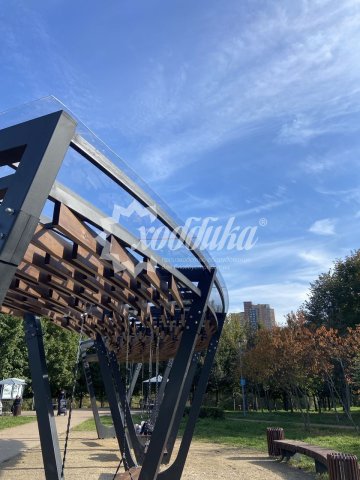 «Хоббика» держит темп: перголы, парковки, скамейки, урны - 2