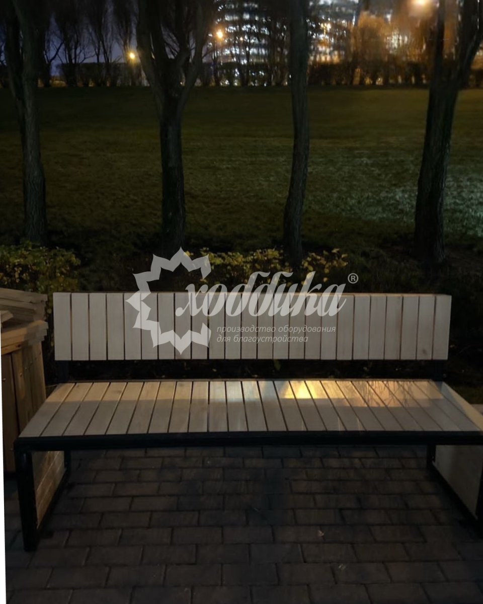 Скамейка стальная «Вижен» - 21