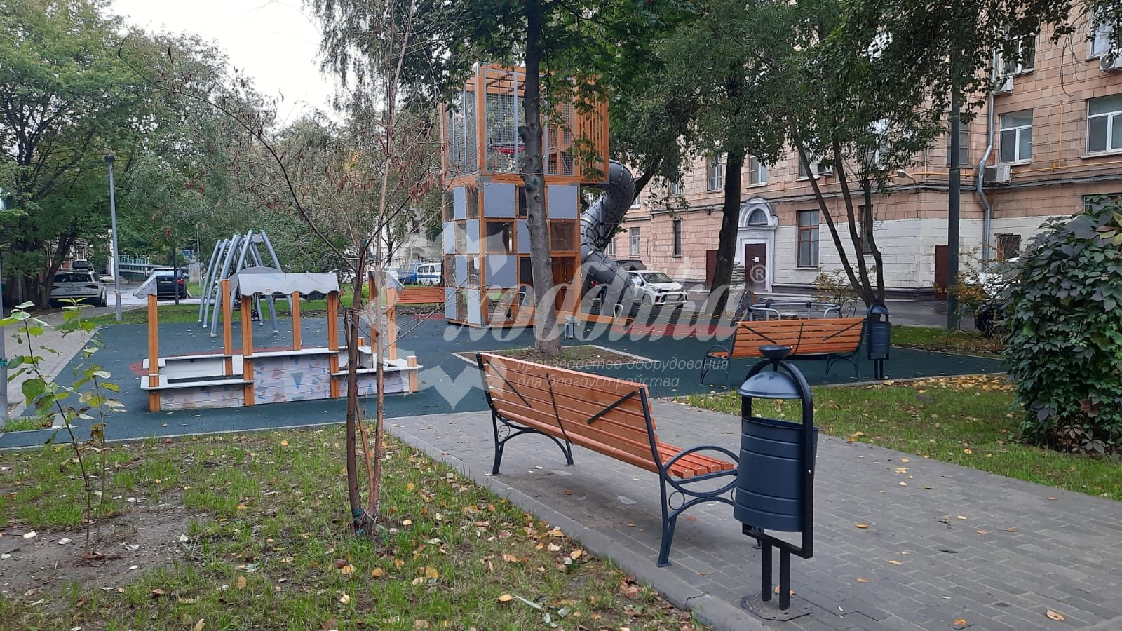 Осень - зима 2022: благоустройство улиц и дворов Москвы - 31