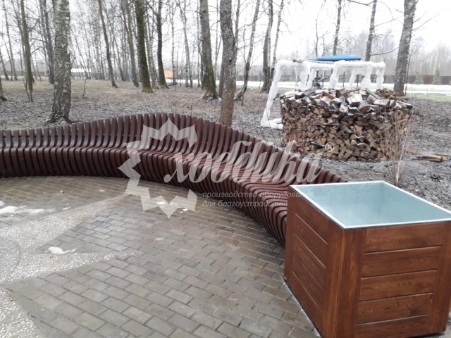 Параметрическая скамейка «Long bench» в Смоленской области - 4