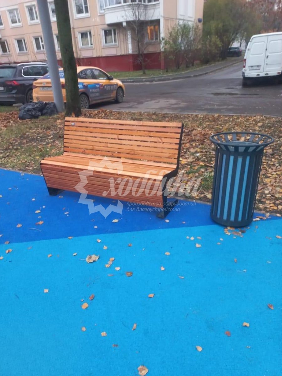 Скамейка стальная «Мадрид» - 20