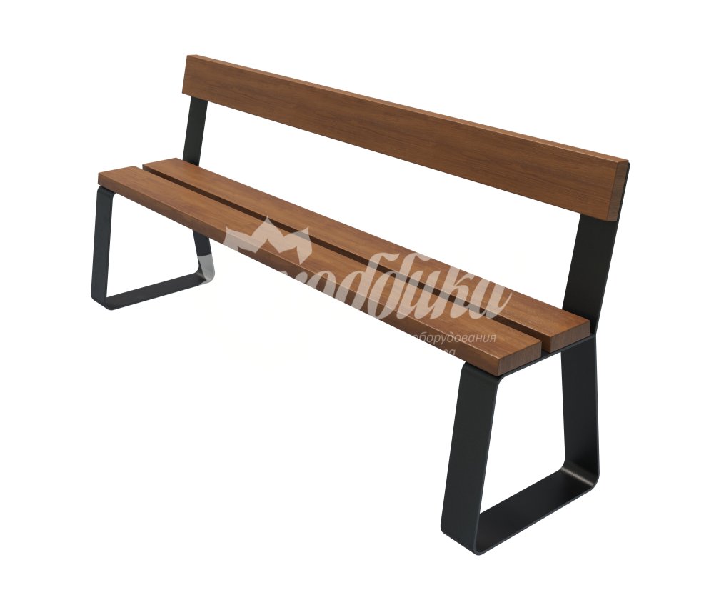 Скамейка стальная «Колледж» - 14