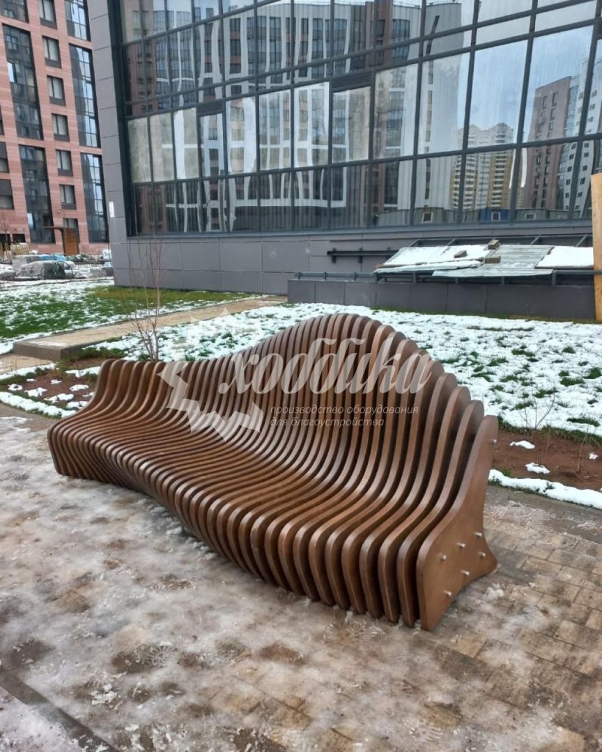 Яркий след ноября: радиусные скамейки, урны, контейнерные площадки для ТБО - 19