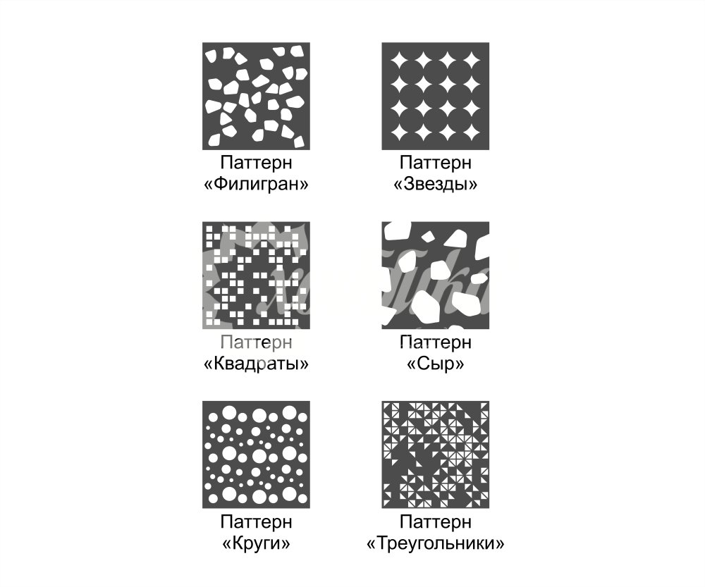 Ограждение вентиляционной шахты «Призма» 800 - 3