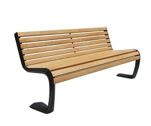 Скамейка чугунная «Голиаф» 1,5 м палисандр распродажа