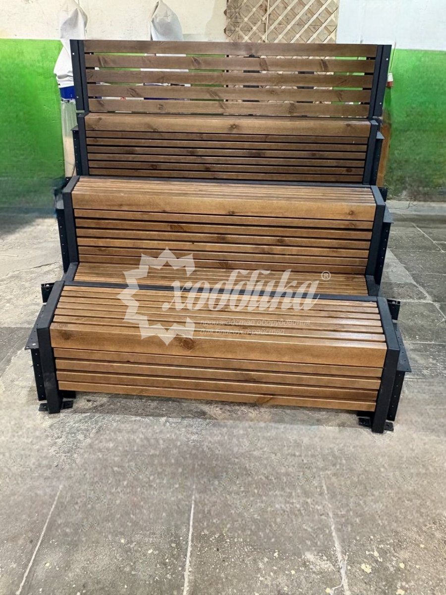 Скамейка «Трибуна 3-х ярусная» - 15