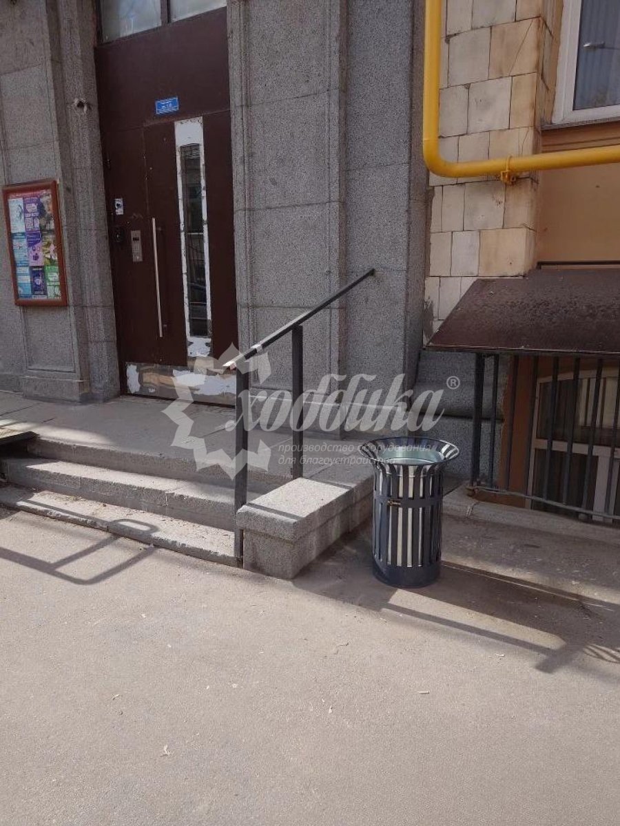 Урна уличная круглая «Вертикаль» - 27