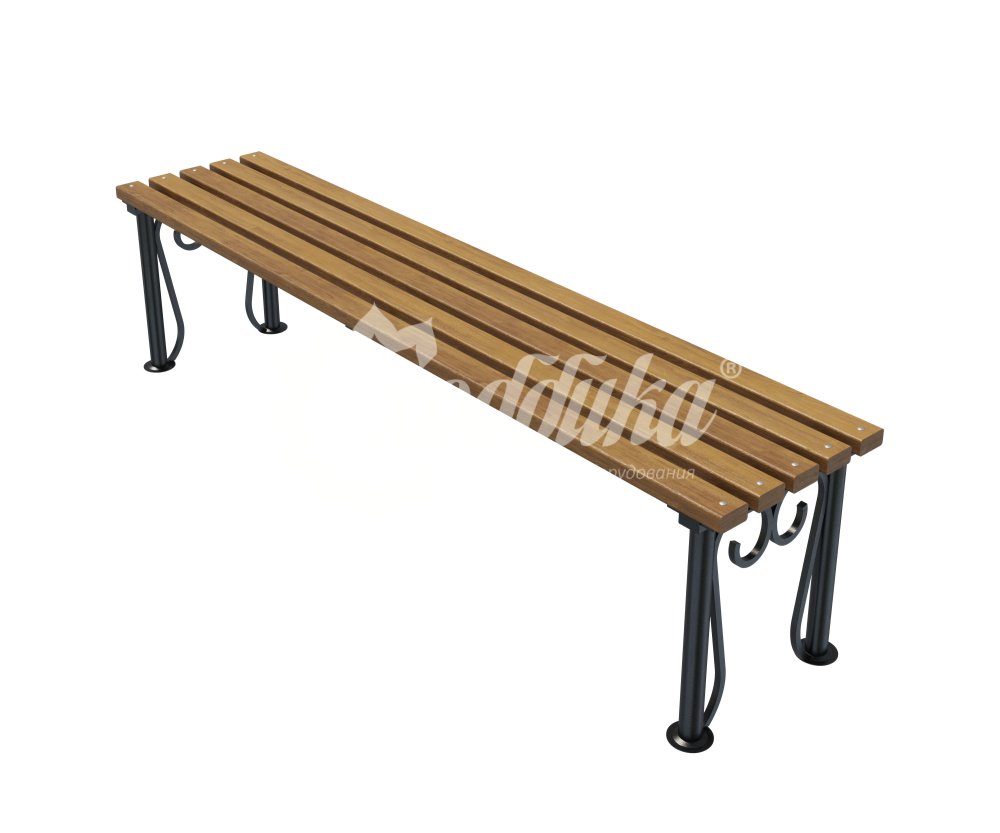 Банкетка стальная «Узоры» - 6