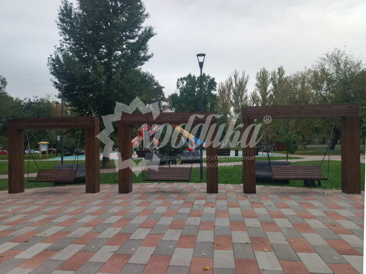 Осень в стиле комфорта: трибуны, указатели, вазоны, перголы - 46
