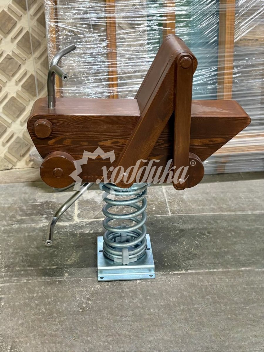 Качалка на пружине HARDWOOD «Кузнечик» - 4