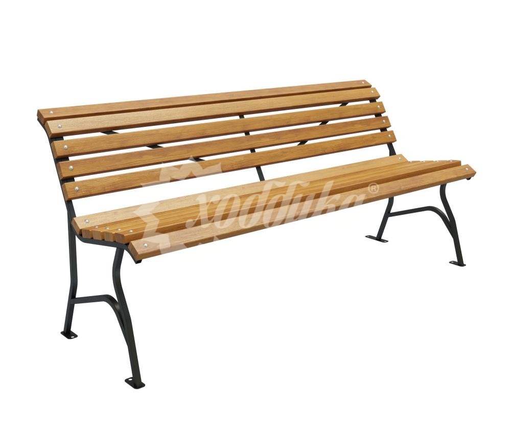 Скамейка стальная «Элегант» без подлокотников