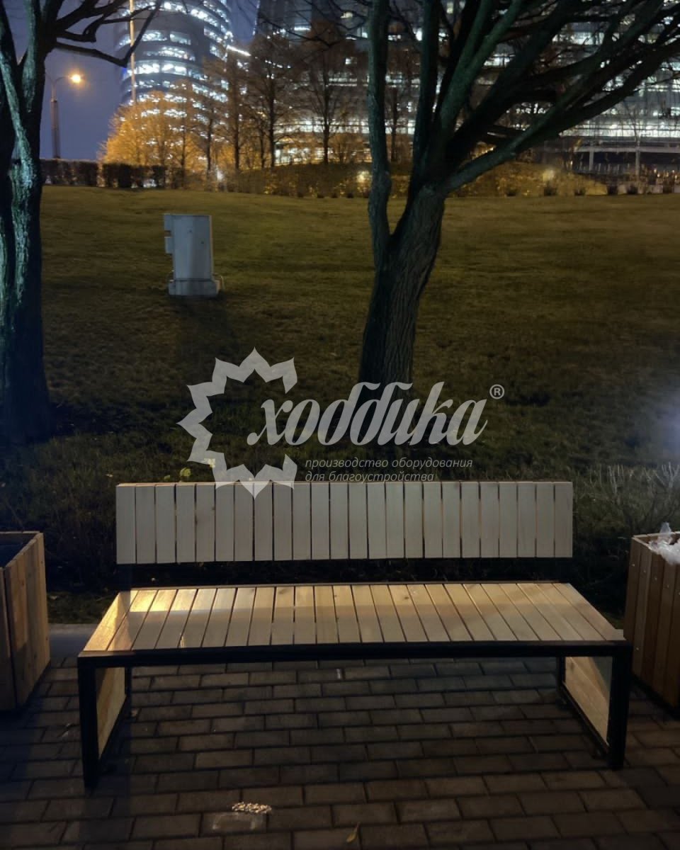 Скамейка стальная «Вижен» - 19