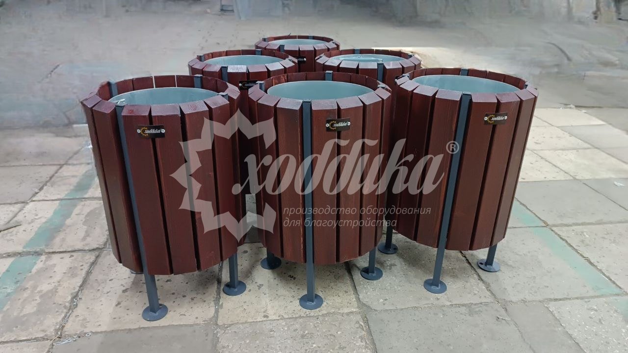 Яркий след ноября: радиусные скамейки, урны, контейнерные площадки для ТБО - 33