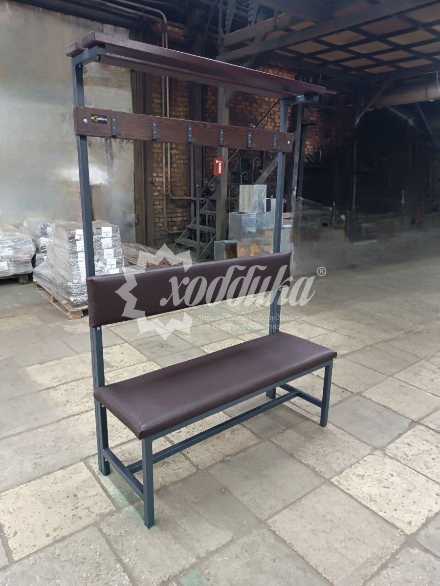 Скамейка с вешалкой для раздевалок «Бавария» - 1