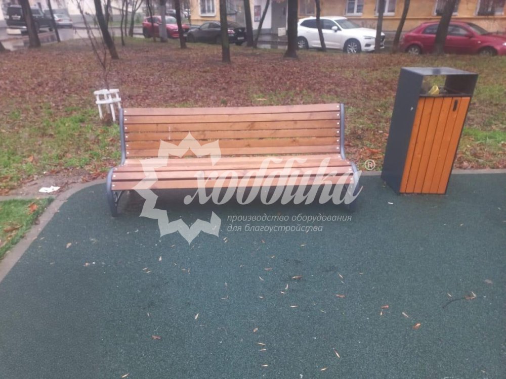 Скамейка стальная «Афина УНИ» - 14