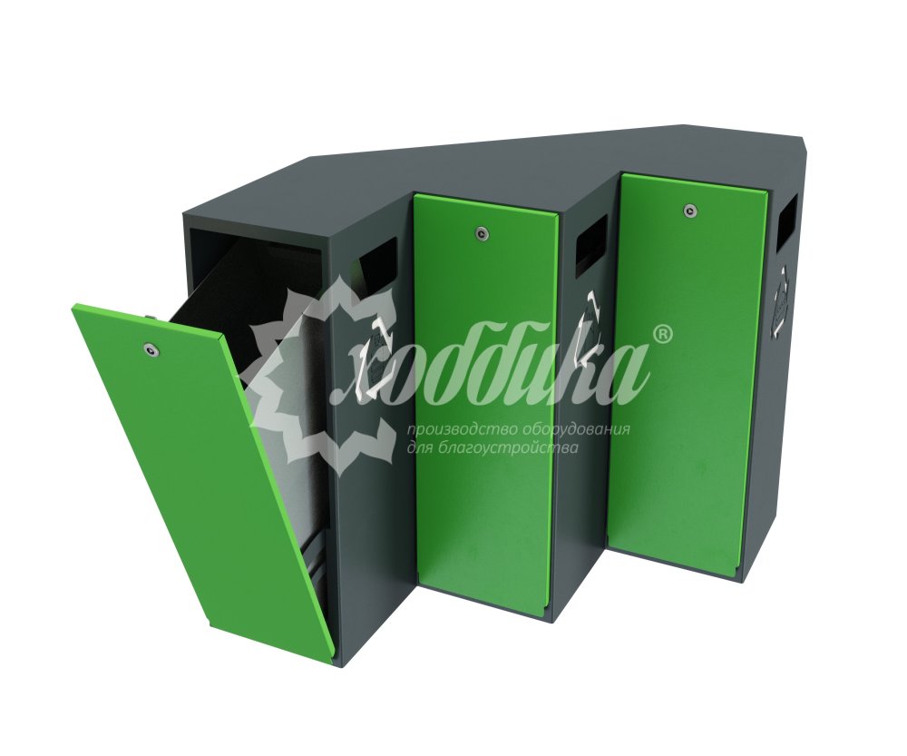 Урна для раздельного сбора «Фьюжен» - 2