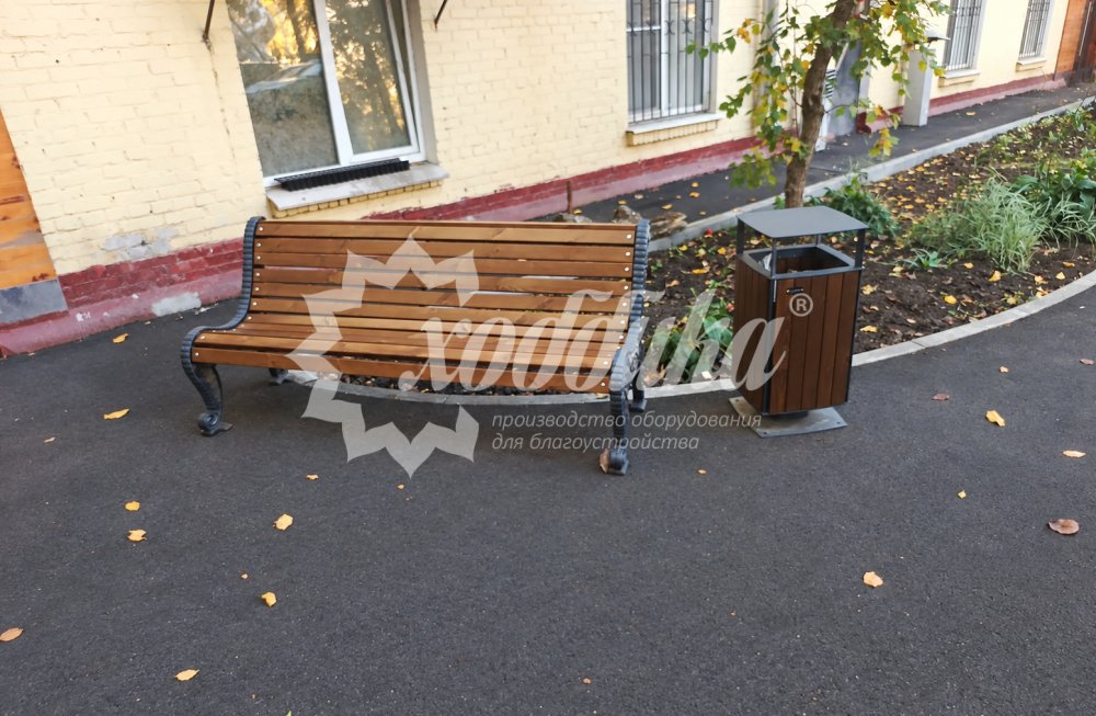 Урна парковая «Краков квадратная» - 15