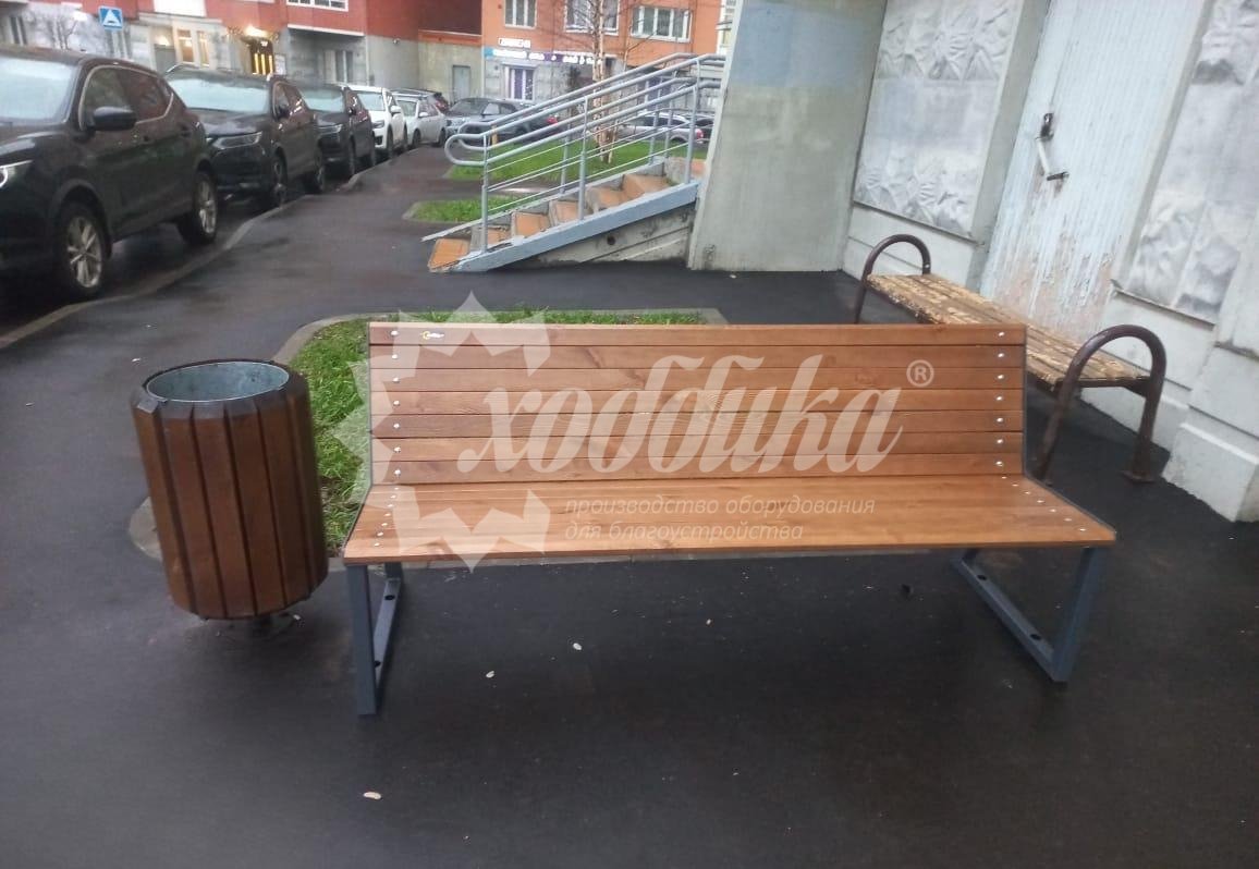 Яркий след ноября: радиусные скамейки, урны, контейнерные площадки для ТБО - 32