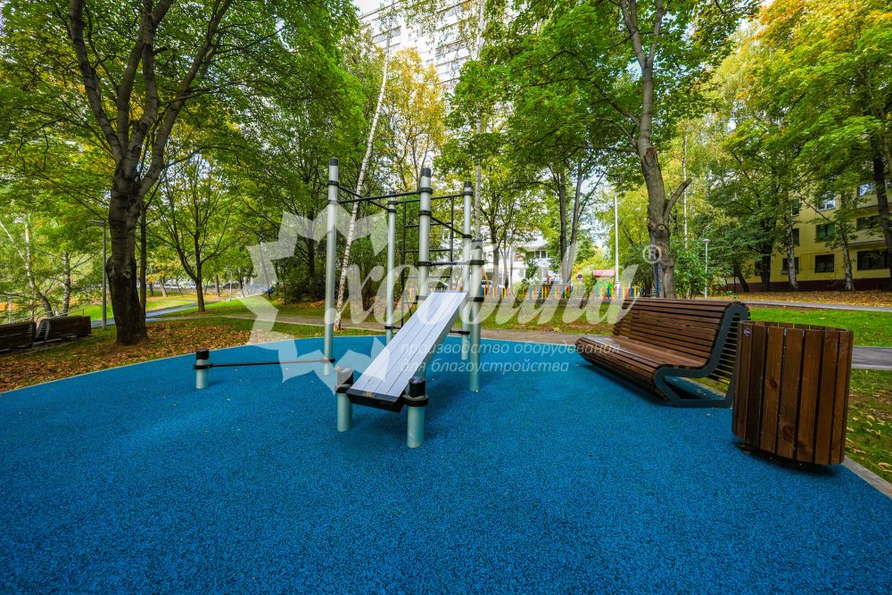 Скамейка стальная «Парабола» - 29