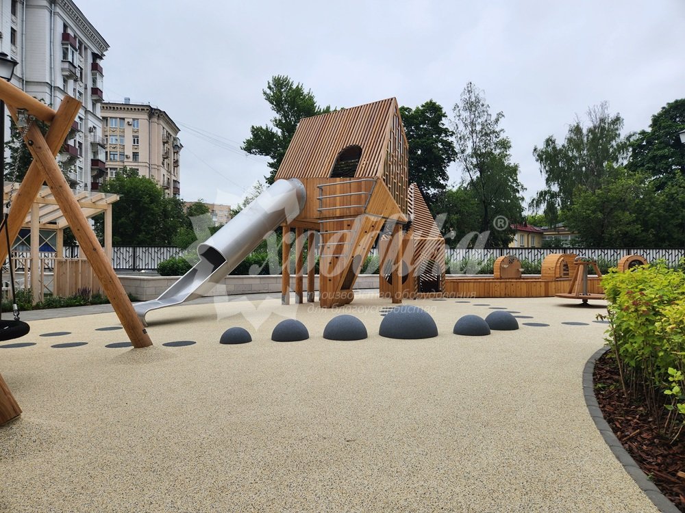 Полусфера из EPDM крошки «Баббл» - 5