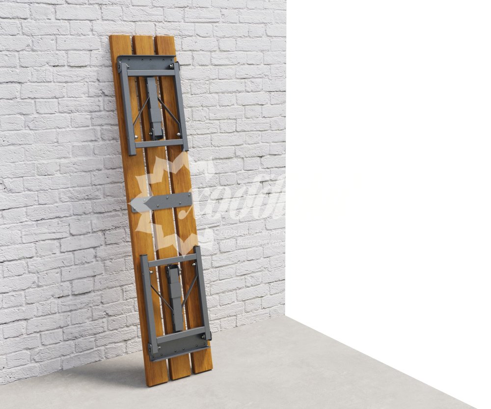 Скамейка складная без спинки «Форбург» - 4