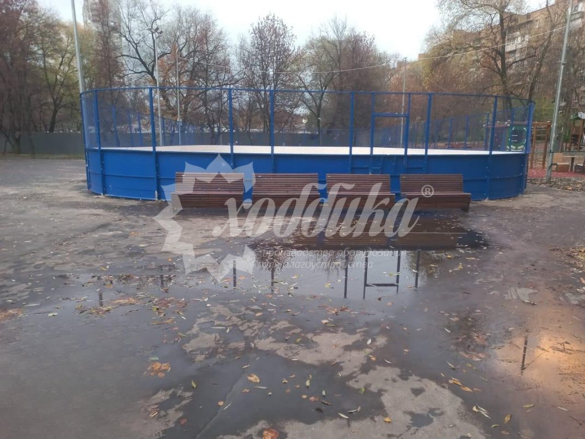 Яркий след ноября: радиусные скамейки, урны, контейнерные площадки для ТБО - 11