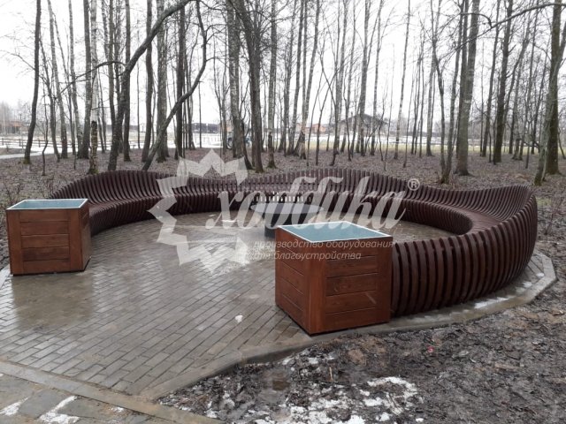 Параметрическая скамейка «Long bench» в Смоленской области - 6