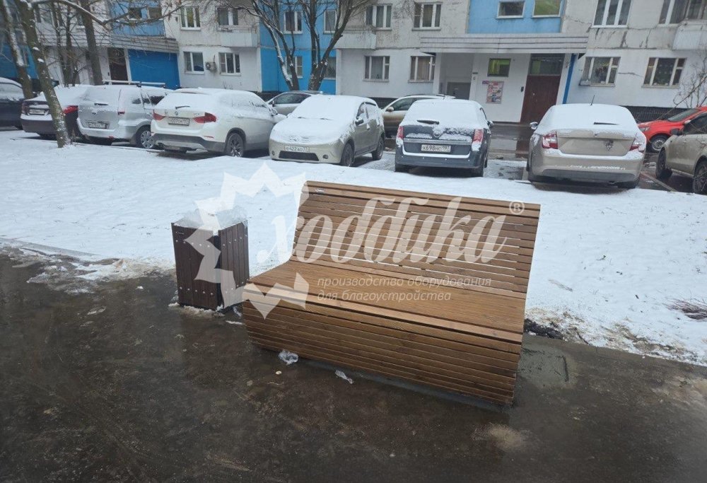 Скамейка стальная «Архимед» - 12